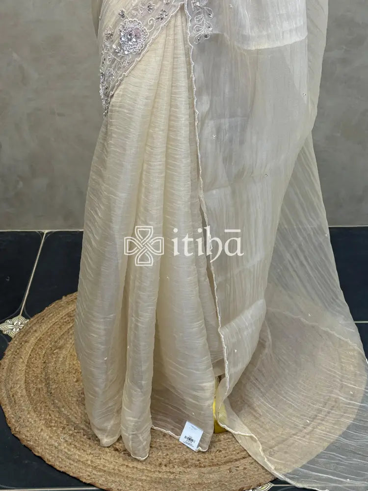 ORGANZA EMBROIDERY SAREE