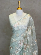ORGANZA EMBROIDERY SAREE