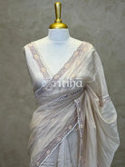 ORGANZA EMBROIDERY SAREE