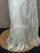 ORGANZA EMBROIDERY SAREE