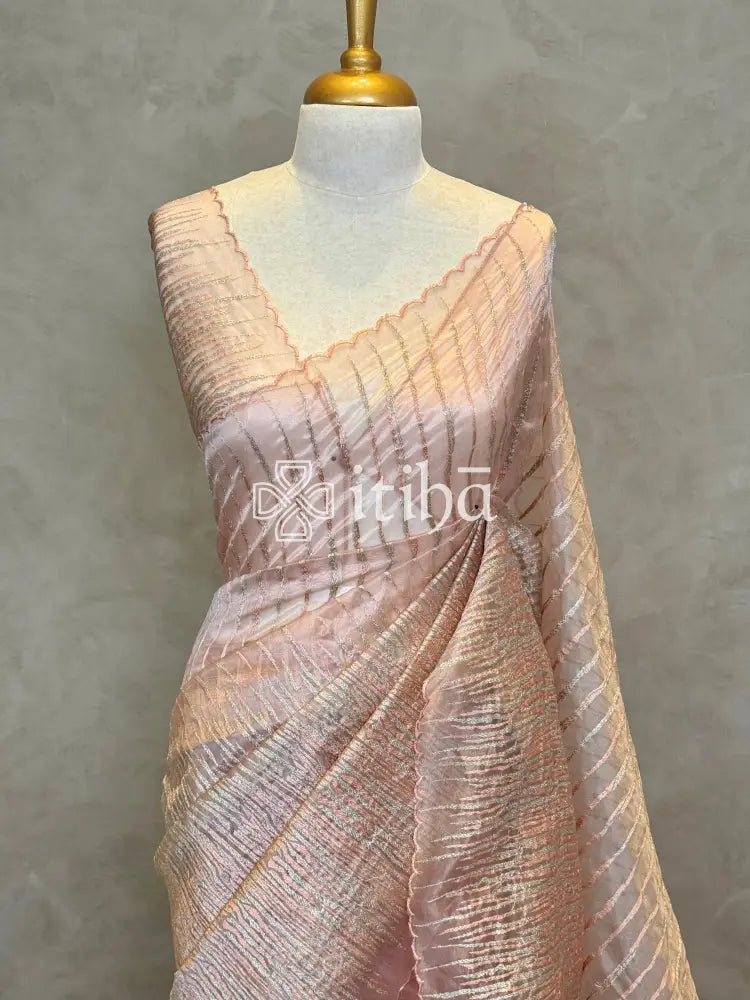 ORGANZA EMBROIDERY SAREE