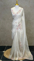 ORGANZA EMBROIDERY SAREE