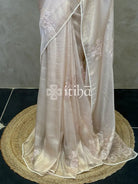 ORGANZA HAND EMBROIDERY DESIGNER SAREE
