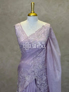 ORGANZA HAND EMBROIDERY DESIGNER SAREE