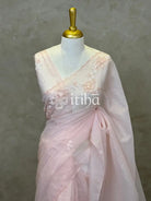ORGANZA HAND EMBROIDERY DESIGNER SAREE