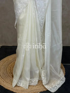 ORGANZA HAND EMBROIDERY DESIGNER SAREE