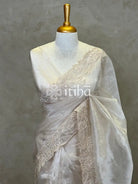 ORGANZA HAND EMBROIDERY DESIGNER SAREE