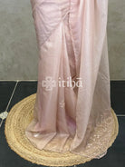 ORGANZA HAND EMBROIDERY DESIGNER SAREE