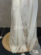 ORGANZA HAND EMBROIDERY DESIGNER SAREE