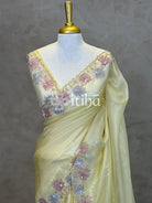 ORGANZA HAND EMBROIDERY DESIGNER SAREE