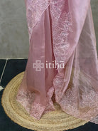 ORGANZA HAND EMBROIDERY DESIGNER SAREE