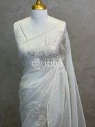 ORGANZA HAND EMBROIDERY DESIGNER SAREE