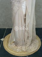 ORGANZA HAND EMBROIDERY DESIGNER SAREE