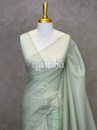 ORGANZA HAND EMBROIDERY DESIGNER SAREE