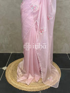 ORGANZA HAND EMBROIDERY DESIGNER SAREE