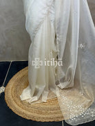 ORGANZA HAND EMBROIDERY DESIGNER SAREE