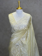ORGANZA HAND EMBROIDERY DESIGNER SAREE
