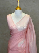 ORGANZA HAND EMBROIDERY DESIGNER SAREE