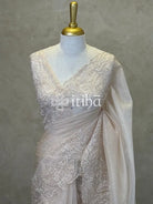 ORGANZA HAND EMBROIDERY DESIGNER SAREE