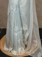 ORGANZA HAND EMBROIDERY DESIGNER SAREE