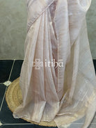 ORGANZA HAND EMBROIDERY SAREE