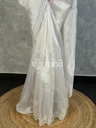 ORGANZA HAND EMBROIDERY SAREE