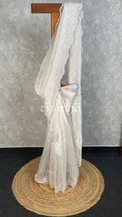 ORGANZA HAND EMBROIDERY SAREE
