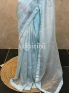 ORGANZA HAND EMBROIDERY SAREE