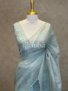 ORGANZA HAND EMBROIDERY SAREE