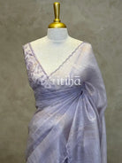 ORGANZA HAND EMBROIDERY SAREE
