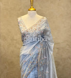 ORGANZA HAND EMBROIDERY SAREE
