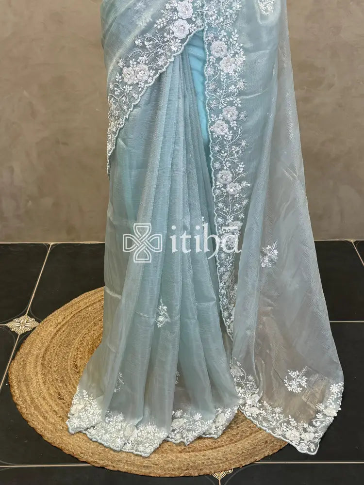 ORGANZA HANDWORK SAREE