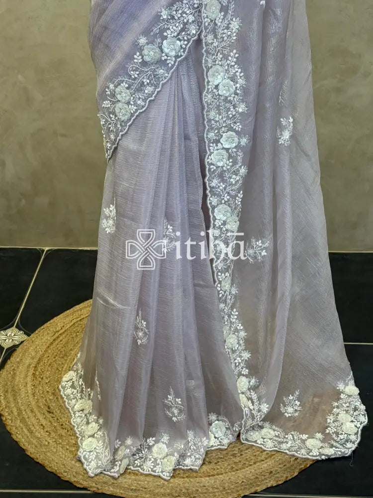 ORGANZA HANDWORK SAREE
