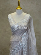 ORGANZA HANDWORK SAREE