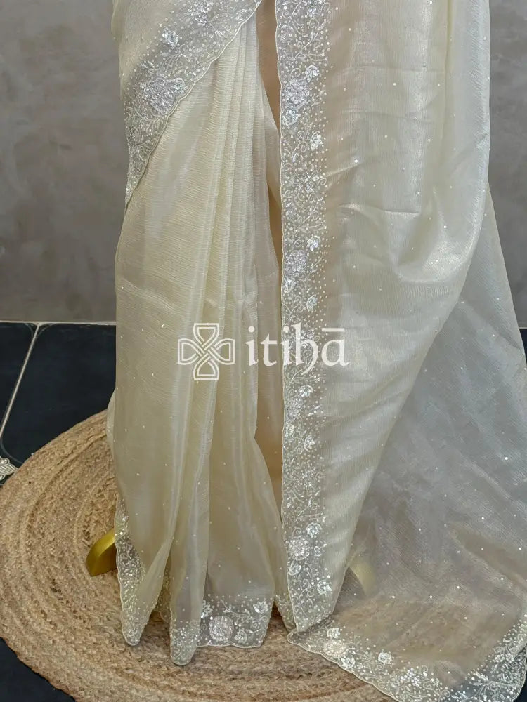 ORGANZA HANDWORK SAREE