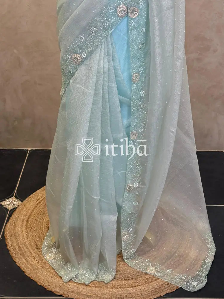 ORGANZA HANDWORK SAREE