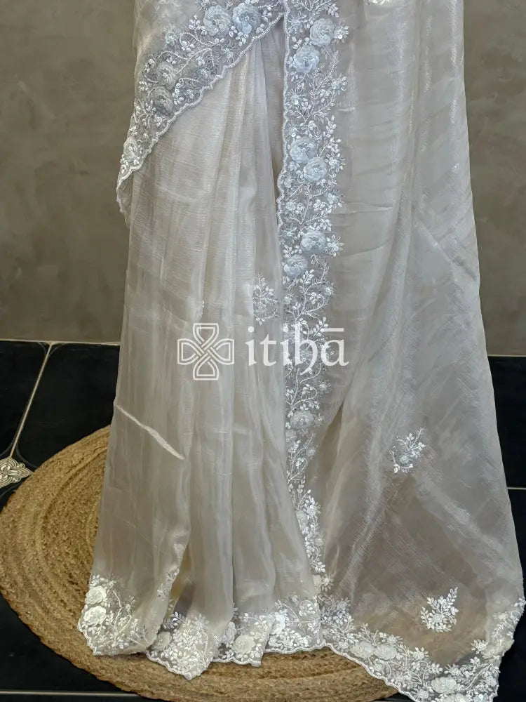 ORGANZA HANDWORK SAREE