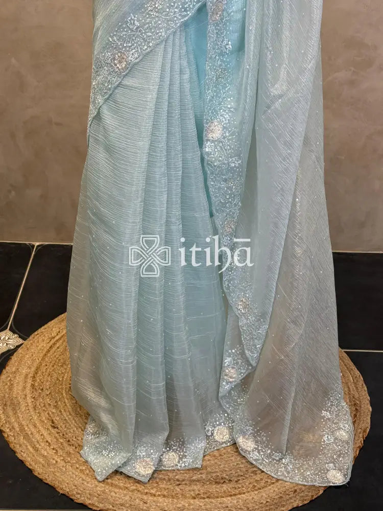 ORGANZA HANDWORK SAREE