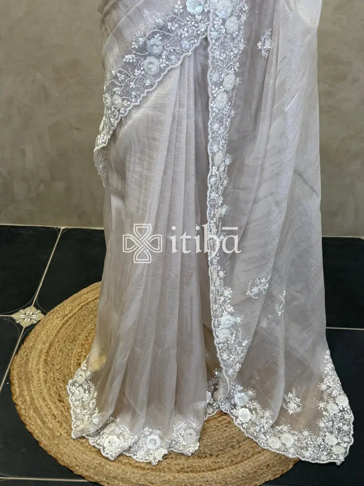 ORGANZA HANDWORK SAREE