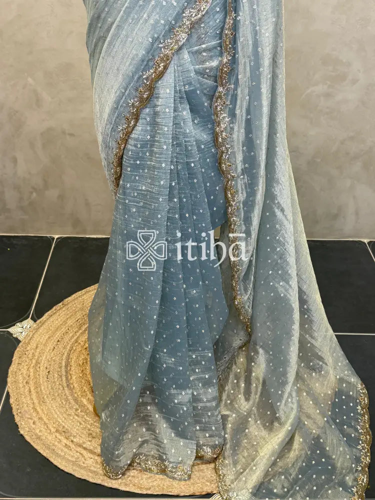 ORGANZA HANDWORK SAREE