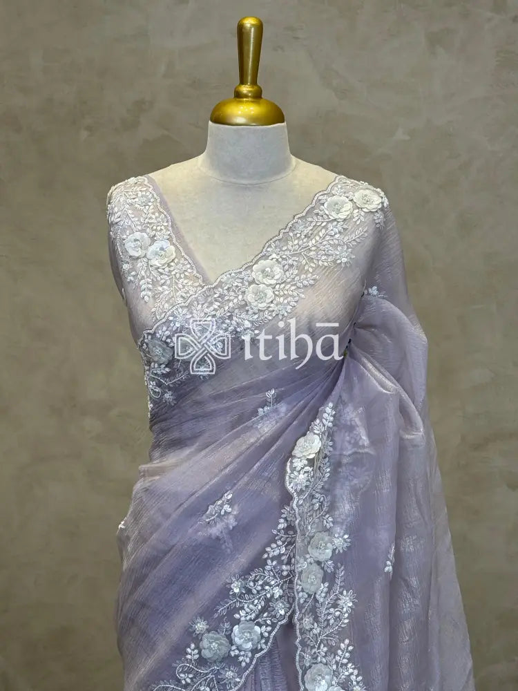 ORGANZA HANDWORK SAREE