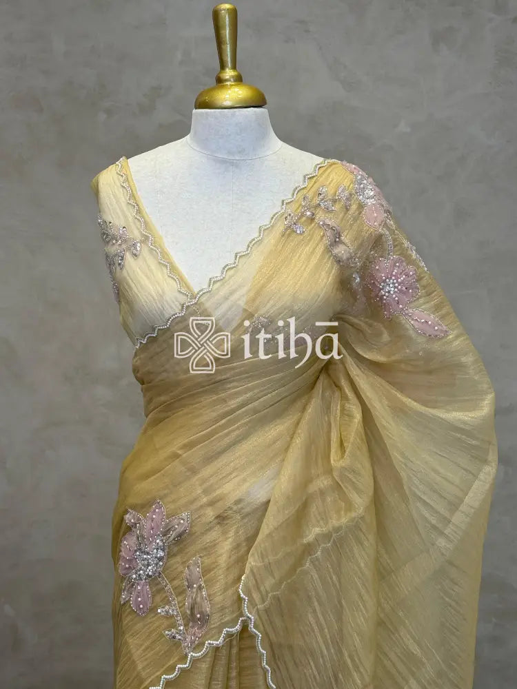 ORGANZA HANDWORKED SAREE