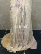 ORGANZA HANDWORKED SAREE