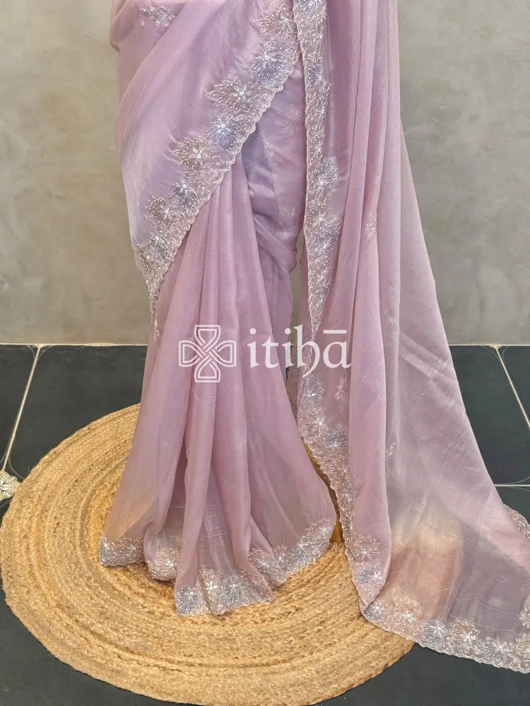 ORGANZA HANDWORKED SAREE