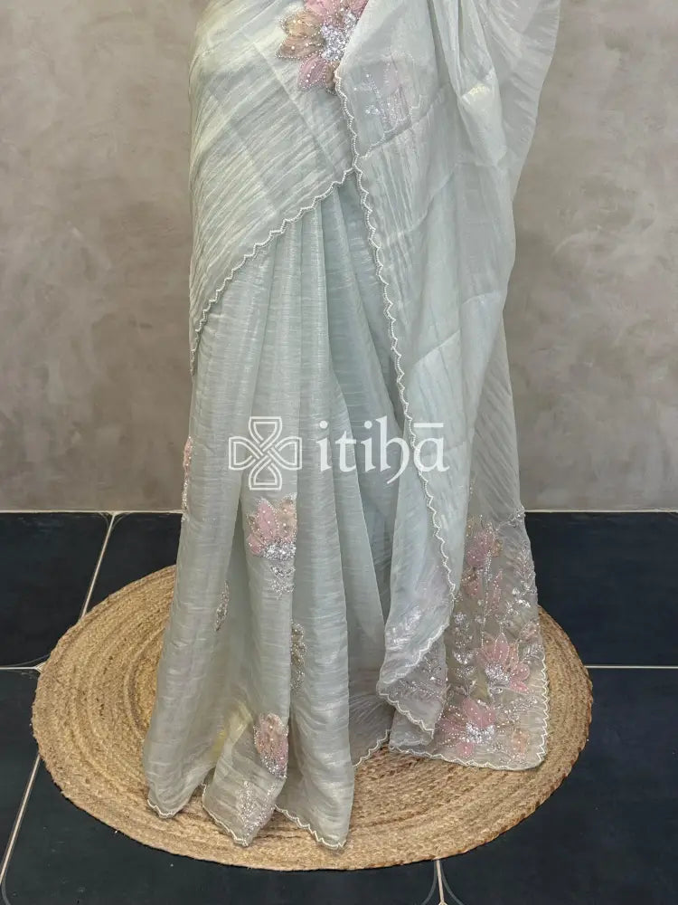 ORGANZA HANDWORKED SAREE