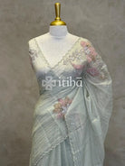 ORGANZA HANDWORKED SAREE