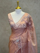 ORGANZA HANDWORKED SAREE
