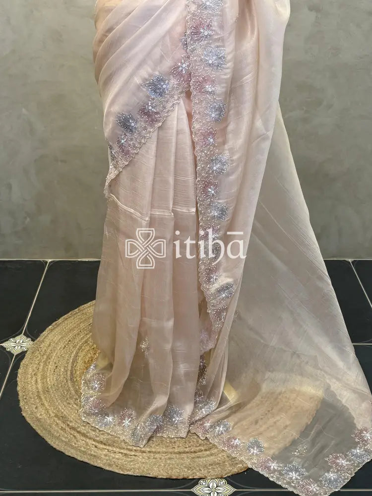 ORGANZA HANDWORKED SAREE