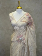 ORGANZA HANDWORKED SAREE