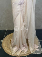 ORGANZA TURKISH APPLIQUE DESIGNER SAREE